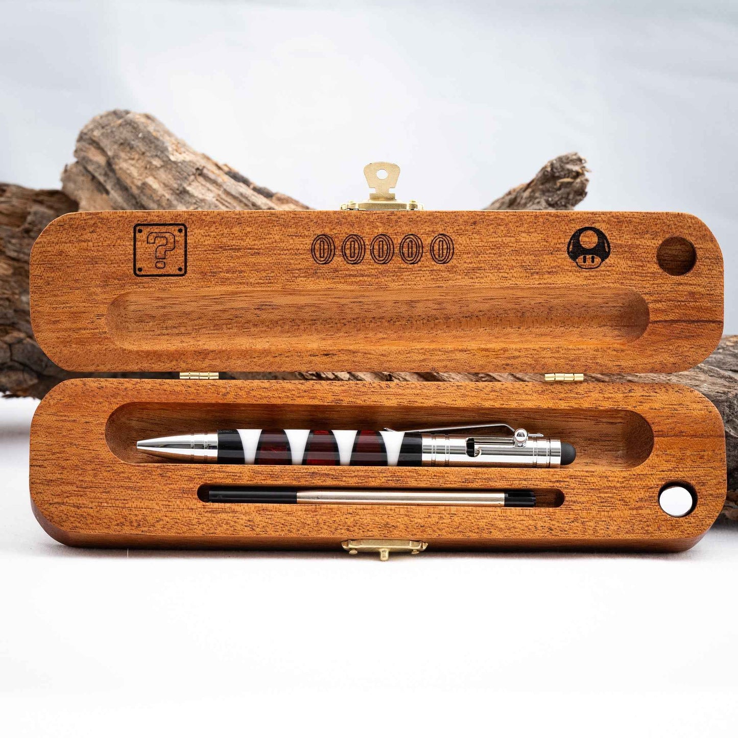 Red and White Power Up Tec Pen and Box Set