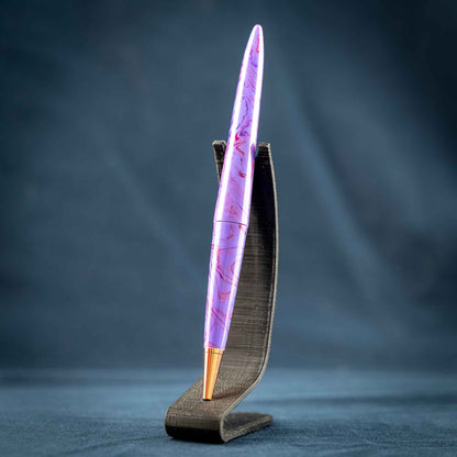 Purple, Copper, and Bronze Resin Desk Pen: Purple Haze