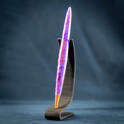 Purple, Copper, and Bronze Resin Desk Pen: Purple Haze