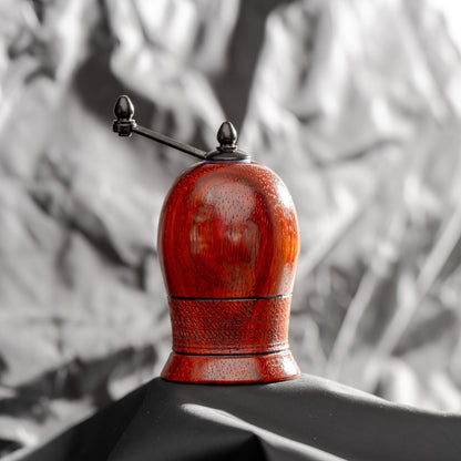 Padauk Textured Mini Pepper Mill